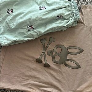 Psycho Bunny Green and Beige Set